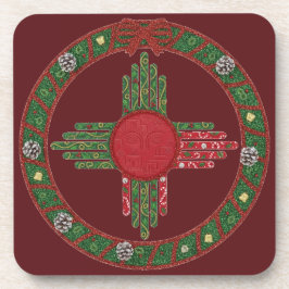 Porta-copo New Mexico Christmas 