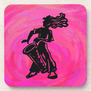 Porta-copo New York Boogie Nights Drum Hot Pink