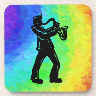 Porta-copo New York Boogie Nights Saxofone Rainbow