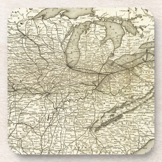 Porta-copo New York, Pennsylvania e Ohio Railroad (Frente)