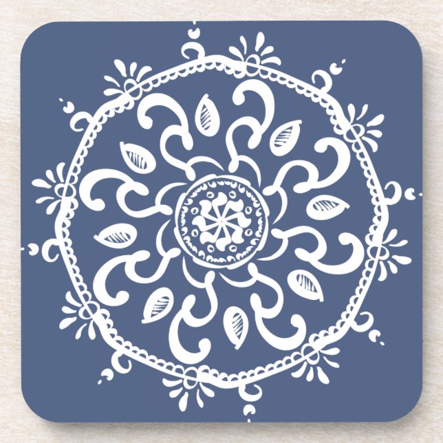 Porta-copo Night Mandala (Frente)