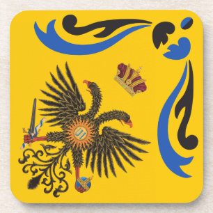 Porta-copo Nobile Contrada dell'Aquila Palio di Siena (Águia)