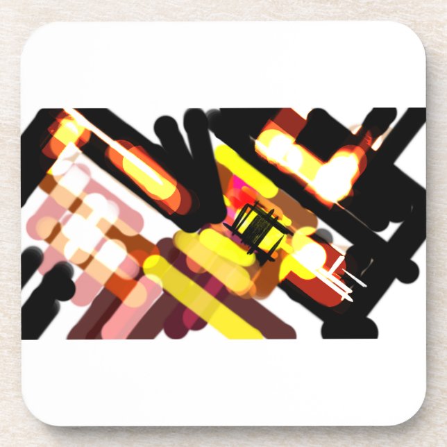 Porta-copo Noite de corrida de lobo (Frente)