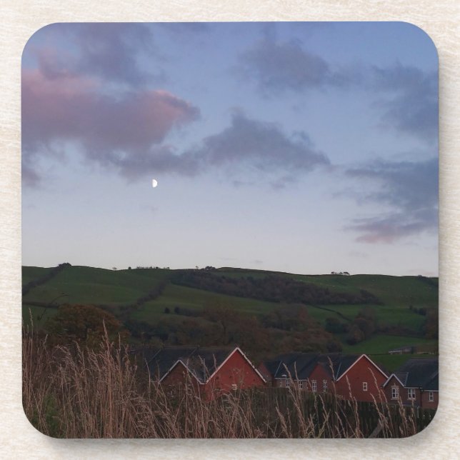 Porta-copo Noite pacífica em Newtown (Frente)