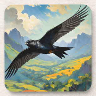Porta-copo Nômada misteriosa: Porta Colorida de Aves Swift