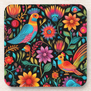 Porta-copo Nome do script de padrão mexicano