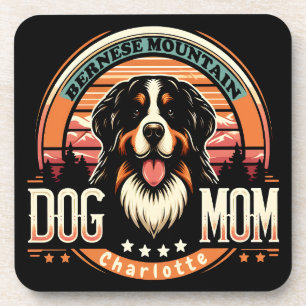 Porta-copo Nome Personalizado Bernese Mountain Dog Mãe Vintag