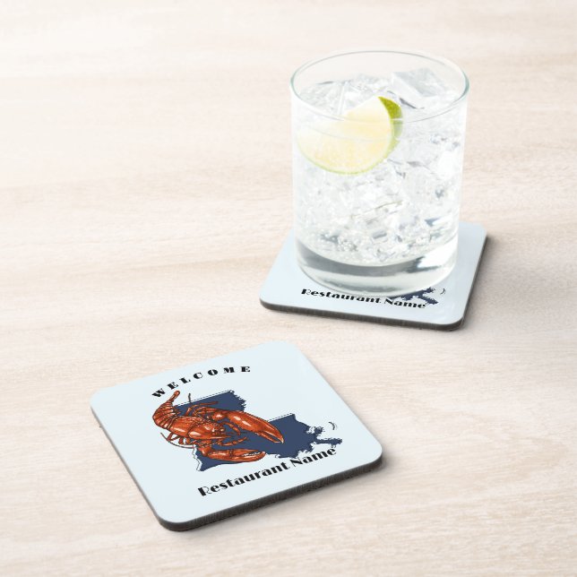 Porta-copo Nome personalizado de Louisiana Red Crayfish (Lado Direito)
