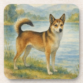 Porta-copo Norwegian Lundehund