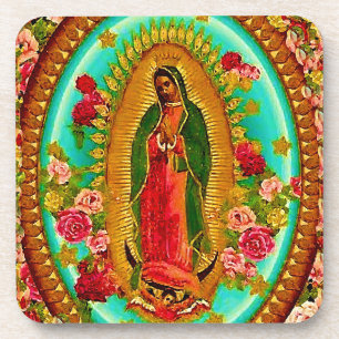 Porta-copo Nossa Senhora Guadalupe Santo Virgem Mexicana Mari