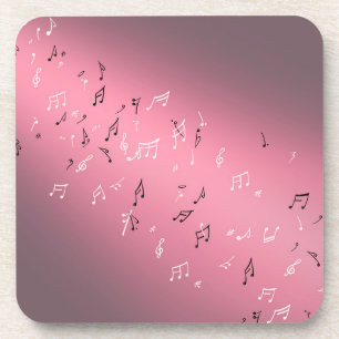 Porta-copo Notas Musicais no Plástico à Lua