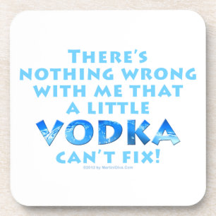 PORTA-COPO NOTHING WRONG WITH ME VODKA CAN'T FIX SET OF 6 COR