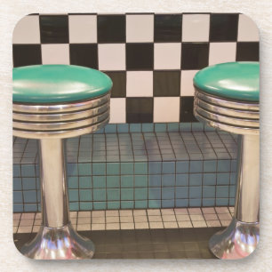 Porta-copo Novo México, Albuquerque. O 66 Diner ao longo