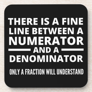 Porta-copo NÚMERADOR NUMERADOR FINO DE LINHA EM Matemática En