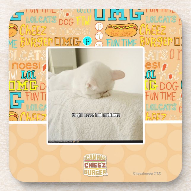 Porta-copo nunca encontrarão o meh aqui (Frente)