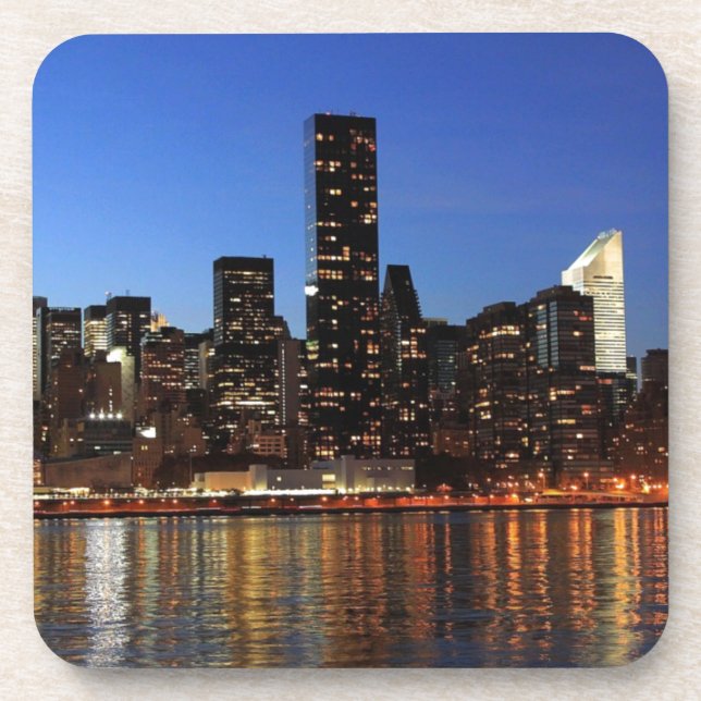 Porta-copo NYC Nova Iorque Manhattan Night (Frente)