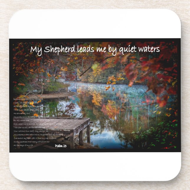 Porta-copo O 23º Salmo em uma tapeçaria (Frente)