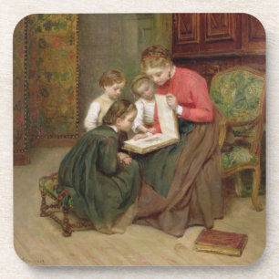 Porta-copo O álbum da família, 1869 (óleo em canvas)