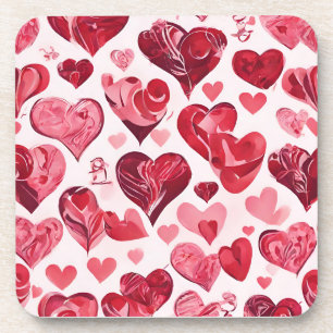 Porta-copo O amor está na design do coração do ar