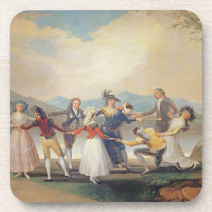 Porta-copo O B de homem cego de Francisco Jose de Goya y