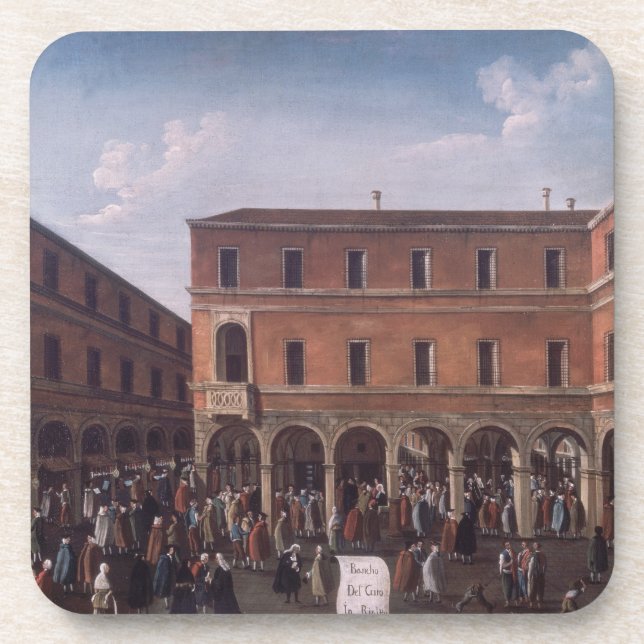 Porta-copo O Bancho del Giro no Rialto, Veneza (Frente)