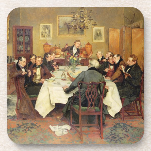 Porta-copo O brinde "queridos e esposas" do Bagman (óleo (Frente)