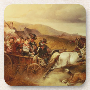 Porta-copo O carro do casamento