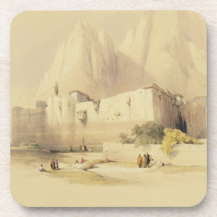 Porta-copo O convento de St. Catherine, monte Sinai, Februar