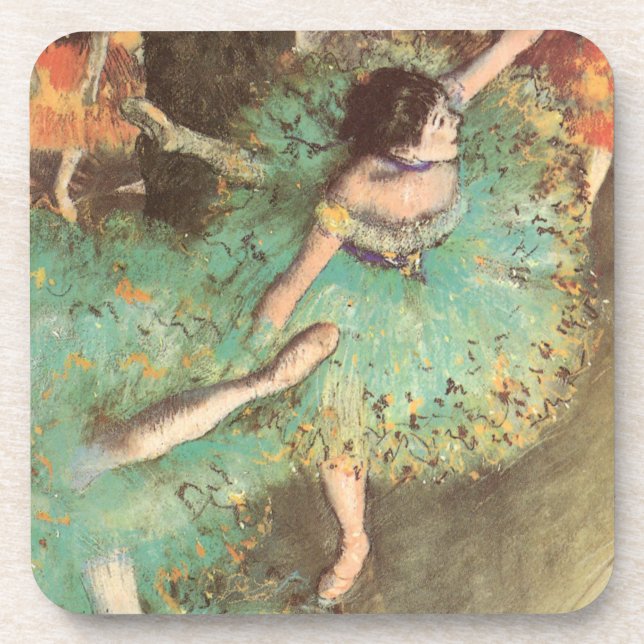 Porta-copo O Dançarino Verde de Edgar Degas, Balé Antigo (Frente)
