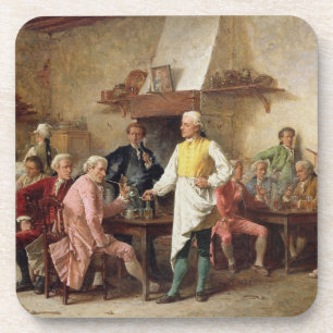 Porta-copo O debate de um cavalheiro, 1881 (óleo no painel)