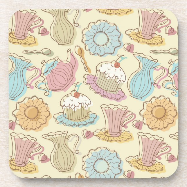 Porta-copo O desenho da mão torna côncavas silhuetas (Frente)