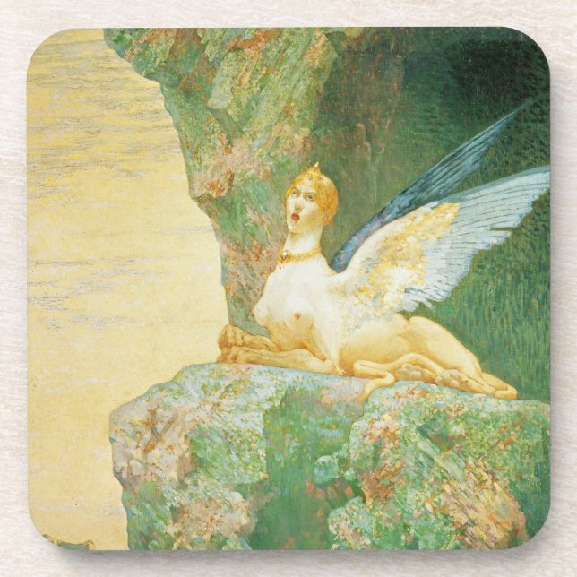 Porta-copo O desespero da esfinge, 1890 (Frente)