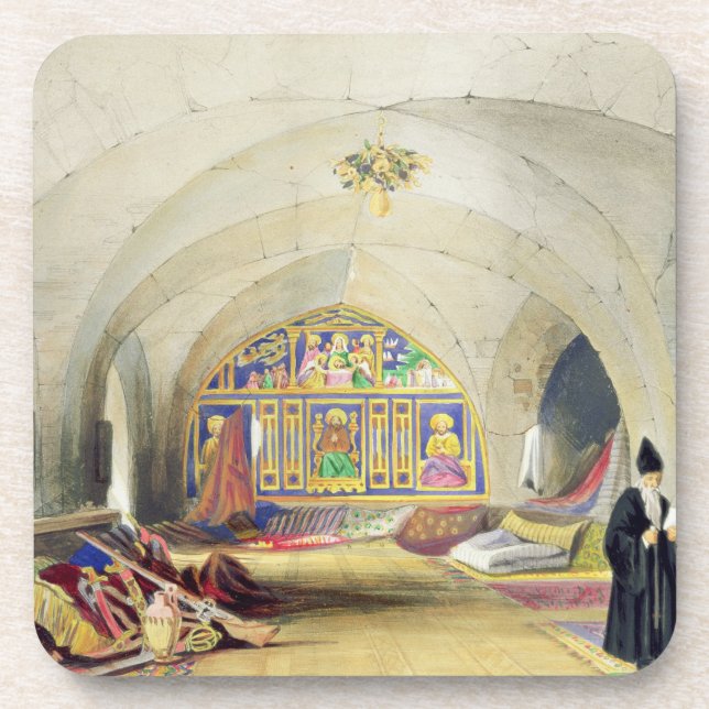 Porta-copo O design heráldico, da "arte e da indústria", (Frente)