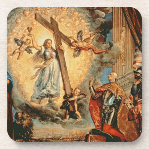 Porta-copo O Doge Grimani que ajoelha-se antes da fé