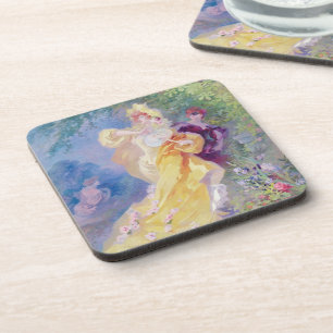 Porta-copo O dominó amarelo, design para uma tapeçaria