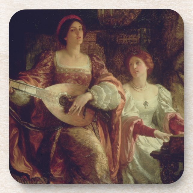 Porta-copo O dueto (óleo em canvas) (Frente)