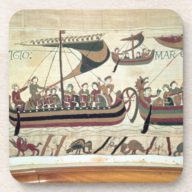 Porta-copo O duque William e sua frota cruza o canal ao Pe (Frente)