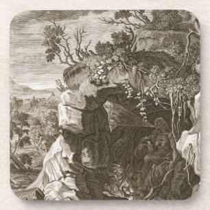 Porta-copo O eco da ninfa mudado no som, 1731 (gravura