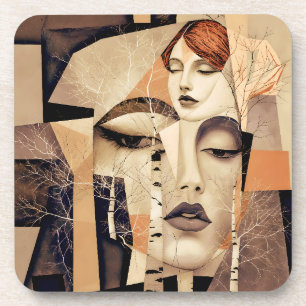 Porta-copo O Eco de “Virelle” – Um Retrato Abstrato