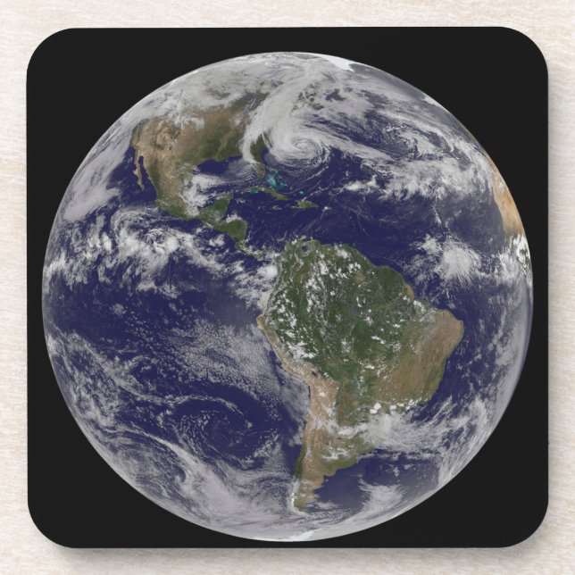 Porta-copo O Furacão Sandy Na Costa Leste Dos Eua. 2 (Frente)