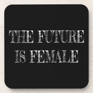 Porta-copo O futuro é a Vintage feminina