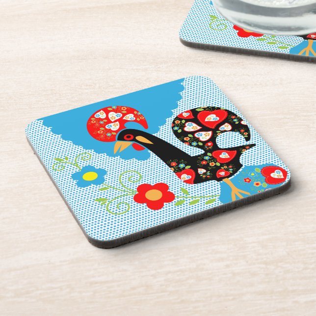 Porta-copo O Galo Português de Barcelona (Left Side)