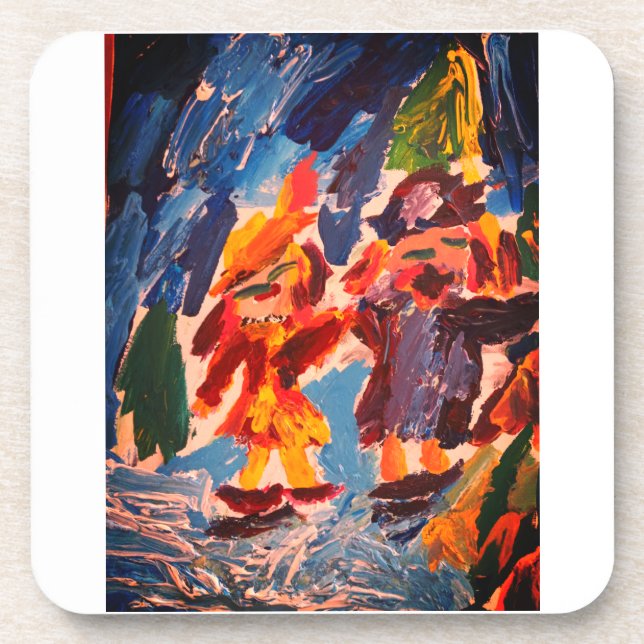 Porta-copo O gelo fica divertido (Frente)