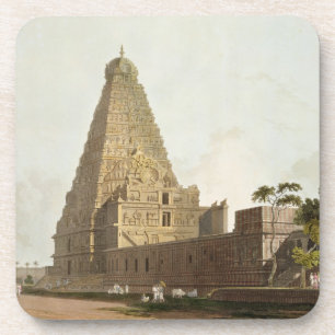 Porta-copo O grande pagode, Tanjore, placa XXIV 'de Oriente