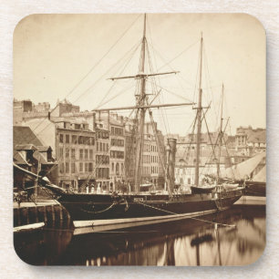 Porta-copo O iate imperial "La Reine Hortense" em Le Havre