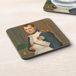 Porta-copo O imperador Napoleon em seu estudo no Tuileries