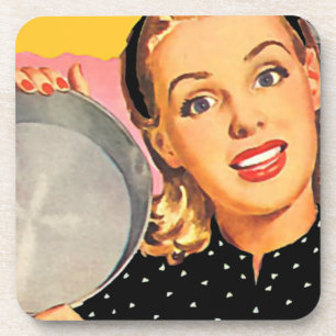 Porta-copo O kitsch Bitsch: Gráfico da dona de casa do