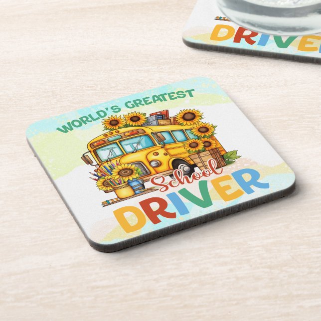 Porta-copo O maior motorista de ônibus escolar do mundo (Left Side)