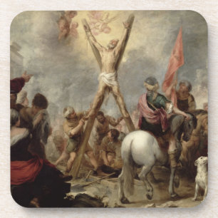 Porta-copo O martírio de St Andrew, 1675-82 (óleo no canva