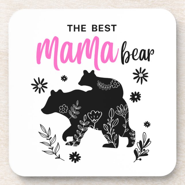 Porta-copo O Melhor Urso Da Mãe (Frente)